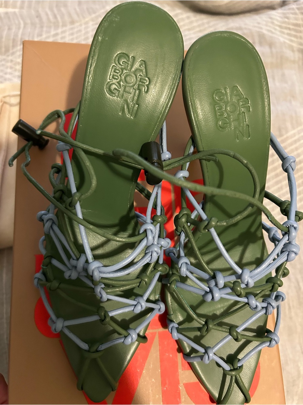 GIA BORGHINI Gia 11 algae gree/ ice blue size 36